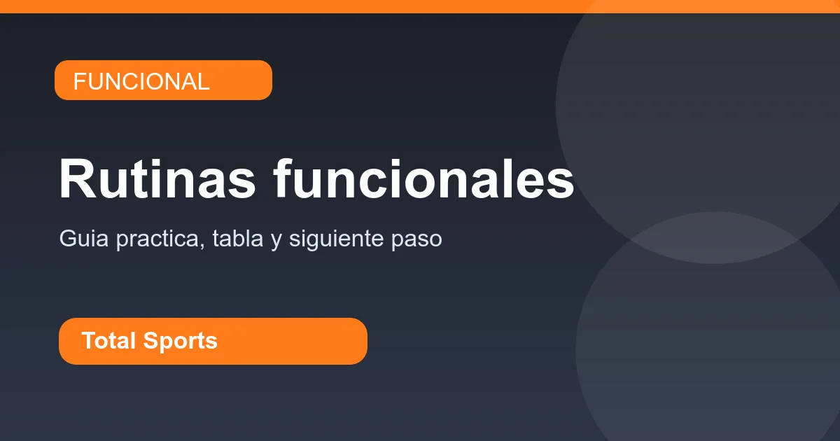 Rutinas funcionales tipo WOD organizadas por objetivo y nivel.